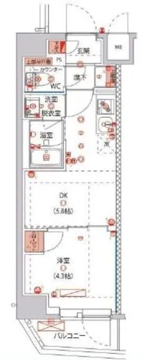 ハーモニーレジデンス東京サウス大塚 7階