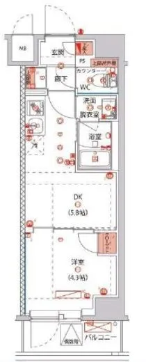 ハーモニーレジデンス東京サウス大塚 5階