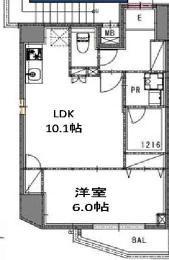 S-RESIDENCE錦糸町Norte (エスレジデンス錦糸町ノルテ) 405