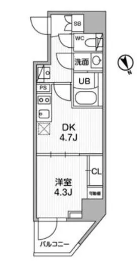 SYFORME江戸川橋 (シーフォルム江戸川橋) 3階