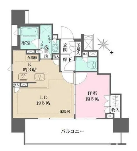 ザ・パークハウス大井町ゼームス坂 7階