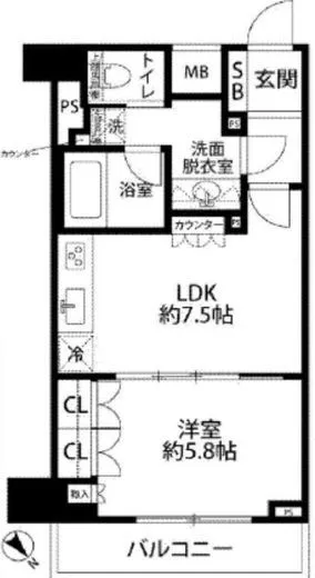 ファミール東京グランリッツ 8階