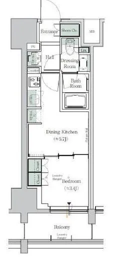 ONE ROOF RESIDENCE TAMACHI (ワンルーフレジデンス田町) 610