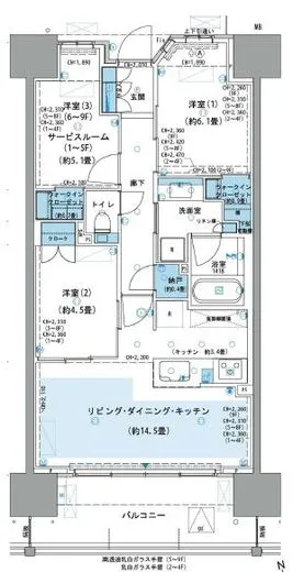 パークホームズ杉並上荻 5階