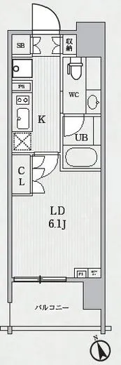 シーズンフラッツ代々木 402