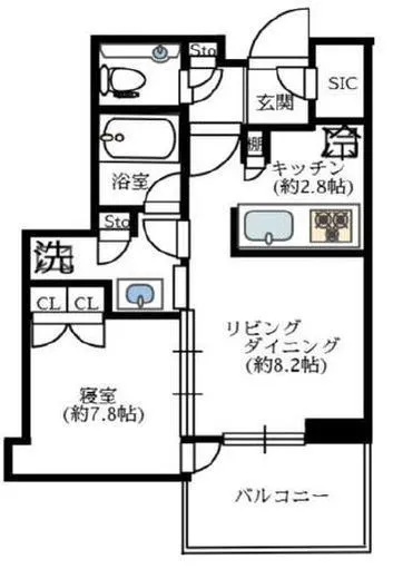 ブランズタワー芝浦 11階