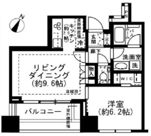 プレミストタワー白金高輪 10階