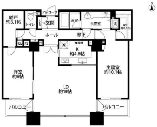 センチュリーパークタワー 35階