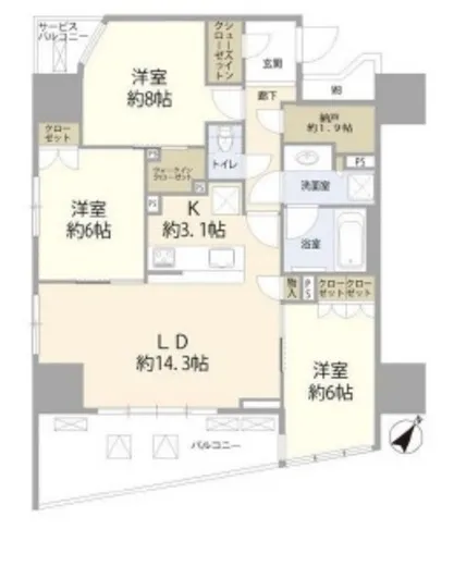 プレミスト日本橋浜町 16階