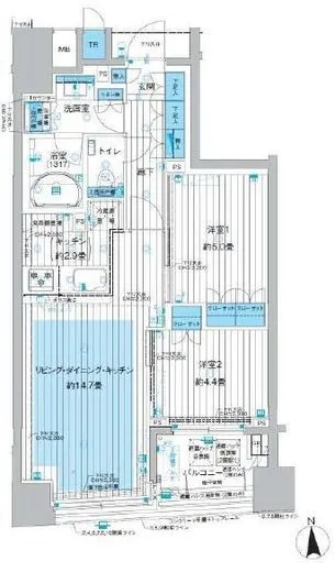 ウィルローズ東京イースト 2階