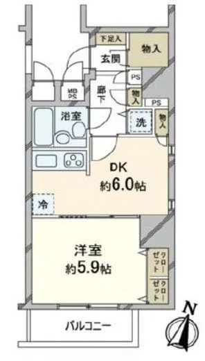 東急ドエルアルス根津 4階