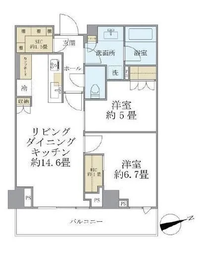 パークコート神宮北参道ザタワー 14階