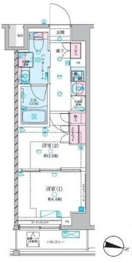 GENOVIA押上Ⅱ (ジェノヴィア押上Ⅱ) 3階