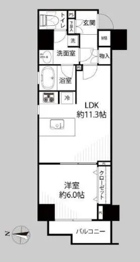 ハピネ蔵前鳥越 4階