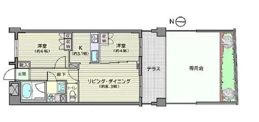 プレジール新宿大久保 1階