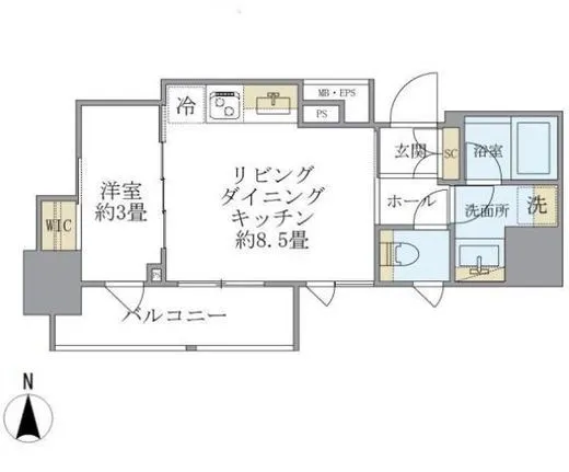 サンウッドフラッツ神田神保町 5階