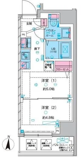 GENOVIA本所吾妻橋Ⅲ (ジェノヴィア本所吾妻橋Ⅲ) 4階