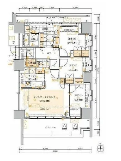 HARUMI FLAG SUN VILLAGE (晴海フラッグ サンヴィレッジ) 14階