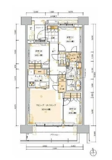 HARUMI FLAG SUN VILLAGE (晴海フラッグ サンヴィレッジ) 15階