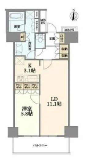 ルネッサンスタワー上野池之端 7階