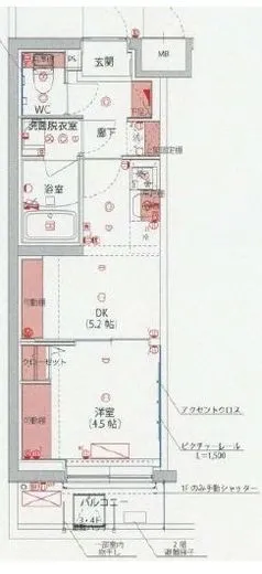 ハーモニーレジデンス中野富士見町 105