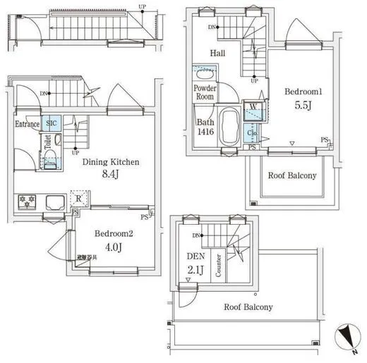 AGRATIO TERRACE恵比寿 (アグレシオテラス恵比寿) 209