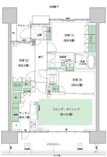 HARUMI FLAG PARK VILLAGE (晴海フラッグ パークヴィレッジ) 11階