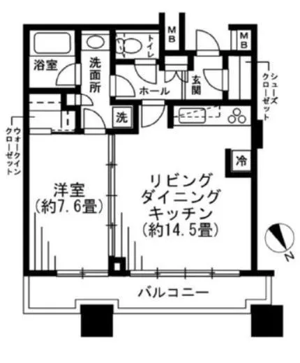 芝浦アイランド グローヴタワー 8階