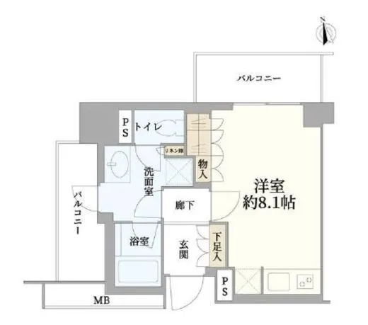 リビオ東中野ヒルトップ 6階