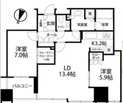 大崎ウエストシティタワーズ イースト 22階