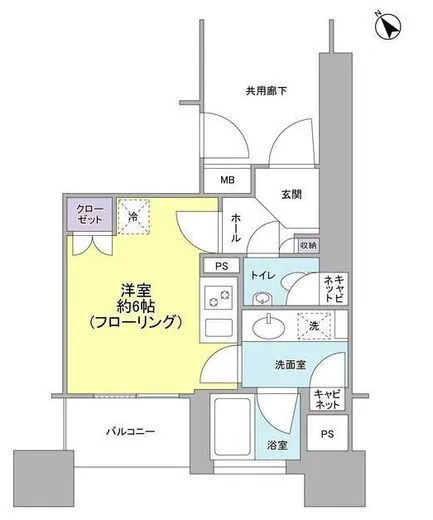 クレッセント東京ビュータワー 3階