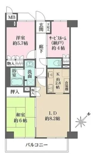 藤和シティホームズ荻窪駅前 7階