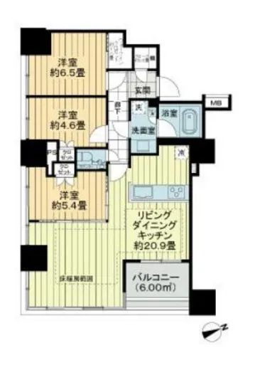 ローレルタワールネ浜松町 13階