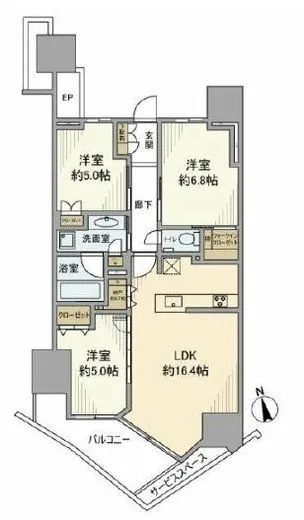 プラウドシティ東雲キャナルマークス 9階