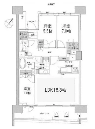 HARUMI FLAG SUN VILLAGE (晴海フラッグ サンヴィレッジ) 14階