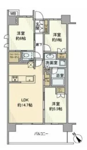 プラウドシティ小竹向原 3階