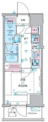 ジェノヴィア桜上水Ⅱ 6階