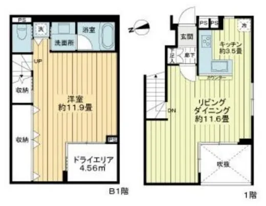 デュフレベース南麻布 1階