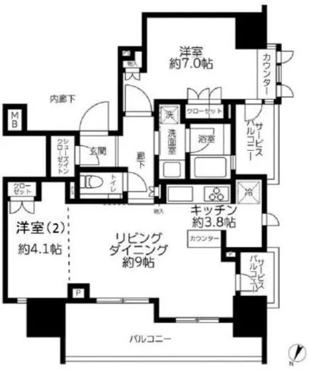 グランリビオ表参道 11階