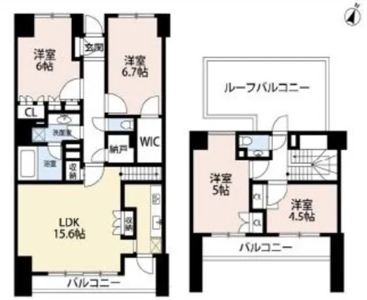 大井町パークホームズ 5階