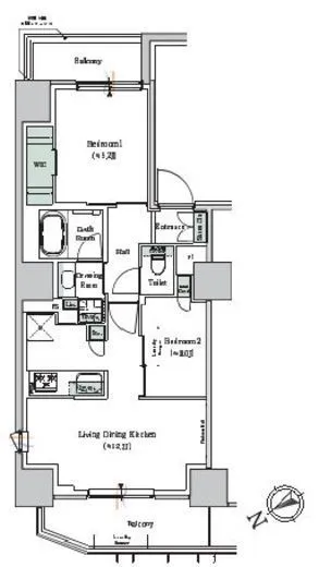 ONE ROOF RESIDENCE NISHI NIPPORI (ワンルーフレジデンス西日暮里) 601