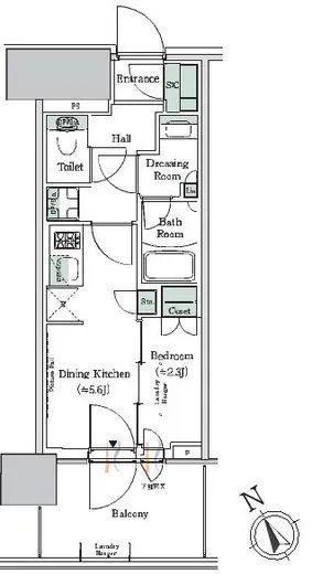 ONE ROOF RESIDENCE NISHI NIPPORI (ワンルーフレジデンス西日暮里) 605