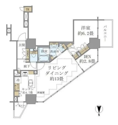 ブリリアタワー上野池之端 12階