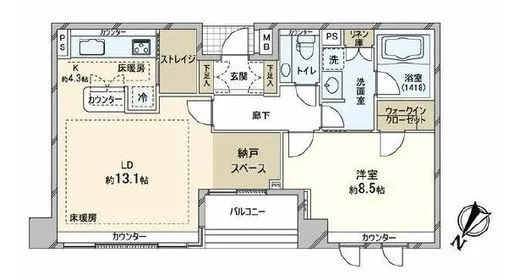 松濤アパートメント 3階