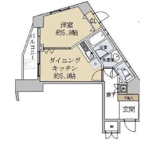 スカーラ西新宿シティプラザ 2階