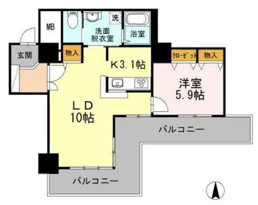 品川シーサイドビュータワー2 705