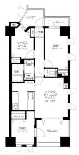 グランシティ勝どきアーバンオアシス 4階