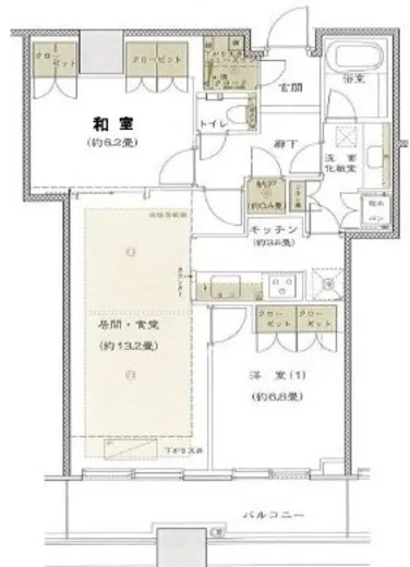 プラウドタワー千代田富士見 21階