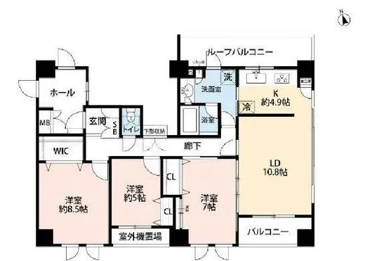 明石町パークハウス 10階