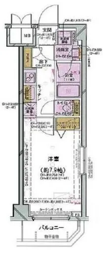 コンシェリア駒込EAST 1階